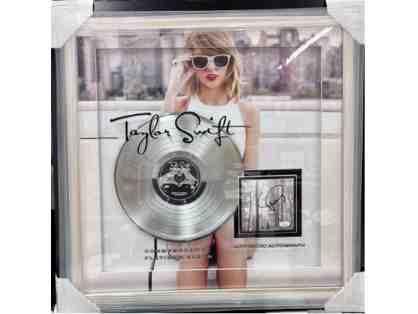 Taylor Swift Hand-Signed "Platinum Album" Masterpiece