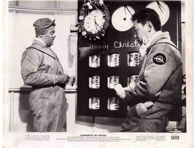 CONQUEST OF SPACE, 1955, movie stills, Walter Brooke, Eric Fleming