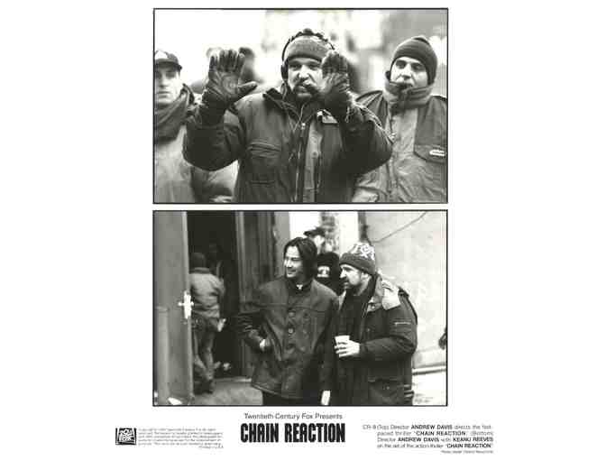 CHAIN REACTION, 1996, movie stills, Keanu Reeves, Morgan Freeman