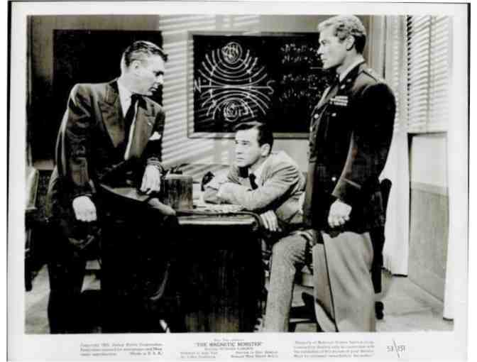 MAGNETIC MONSTER, 1953, movie stills, Richard Carlson, William Benedict