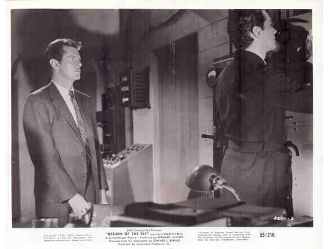 RETURN OF THE FLY, 1959, movie stills, Vincent Price, Brett Halsey