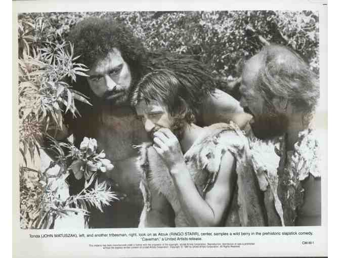 CAVEMAN, 1981, movie stills, Ringo Starr, Barbara Bach, Shelley Long