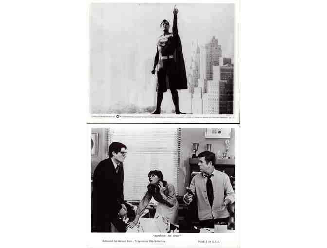 SUPERMAN, 1978, cards and stills, Christopher Reeve, Marlon Brando