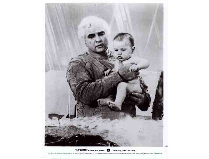 SUPERMAN, 1978, cards and stills, Christopher Reeve, Marlon Brando