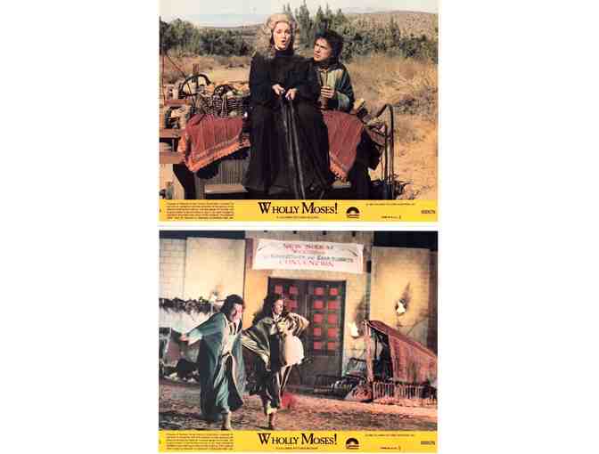 WHOLLY MOSES, 1980, mini lobby cards, Dudley Moore, Richard Pryor