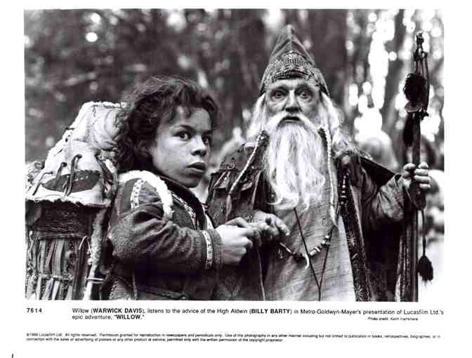 WILLOW, 1988, movie stills, COLLECTORS LOT, Warwick Davis, Val Kilmer