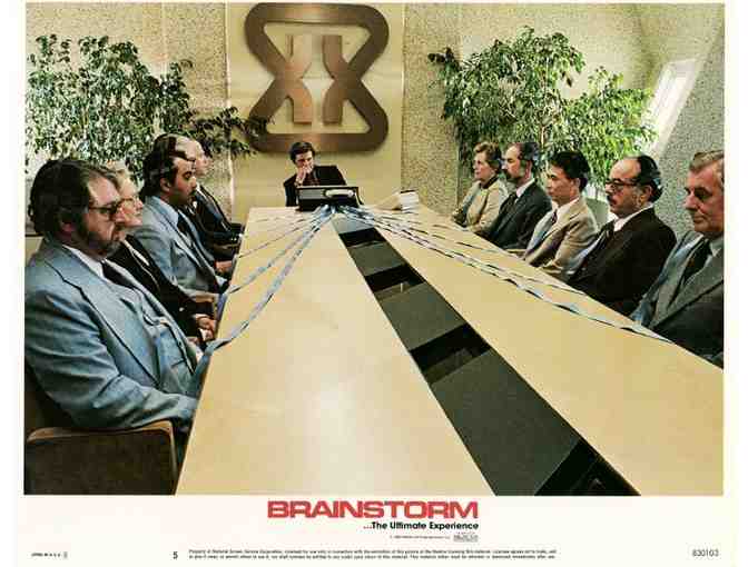 BRAINSTORM, 1983, lobby cards, Christopher Walken, Natalie Wood