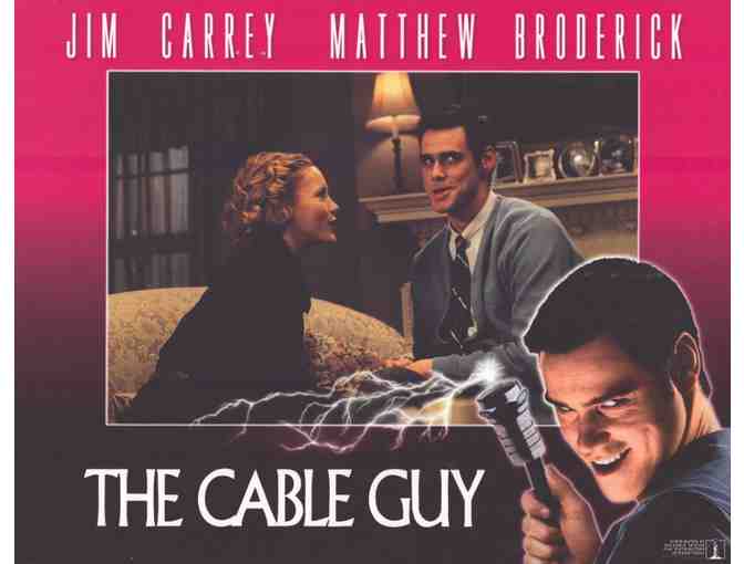 CABLE GUY, 1996, lobby cards, Jim Carrey, Matthew Broderick, Ben Stiller