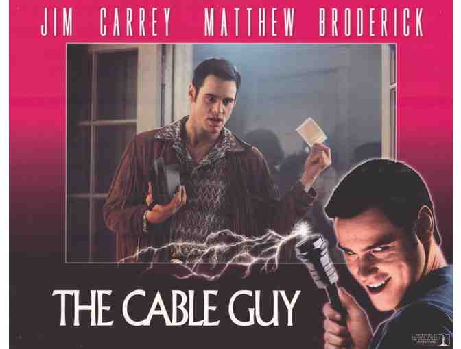 CABLE GUY, 1996, lobby cards, Jim Carrey, Matthew Broderick, Ben Stiller