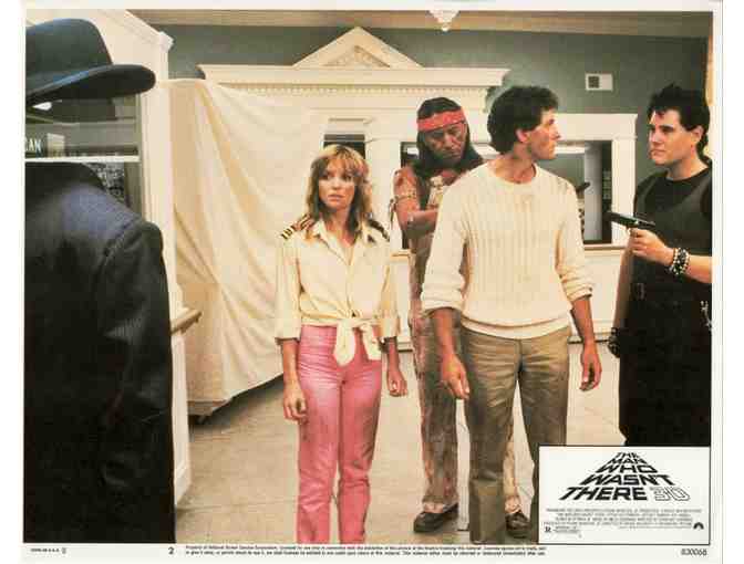 MAN WHO WASNT THERE 3-D, 1983, lobby cards, Steve Guttenberg