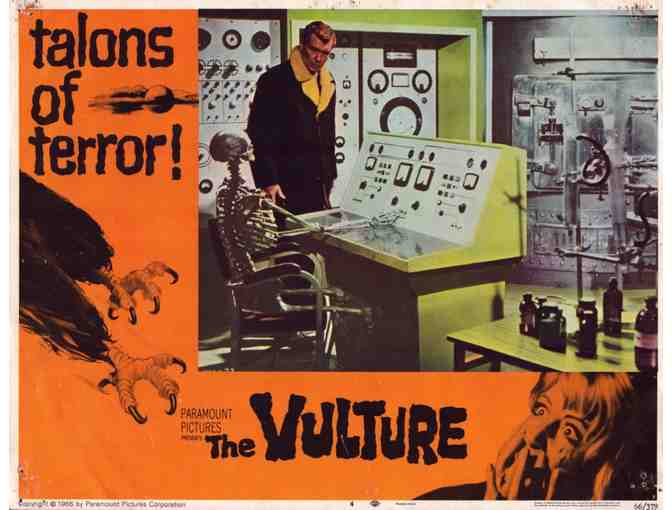 VULTURE, 1966, lobby cards, Broderick Crawford, Robert Hutton