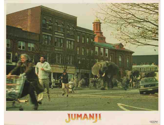 JUMANJI, 1995, lobby cards, Robin Williams, Kirsten Dunst, David Alan Grier