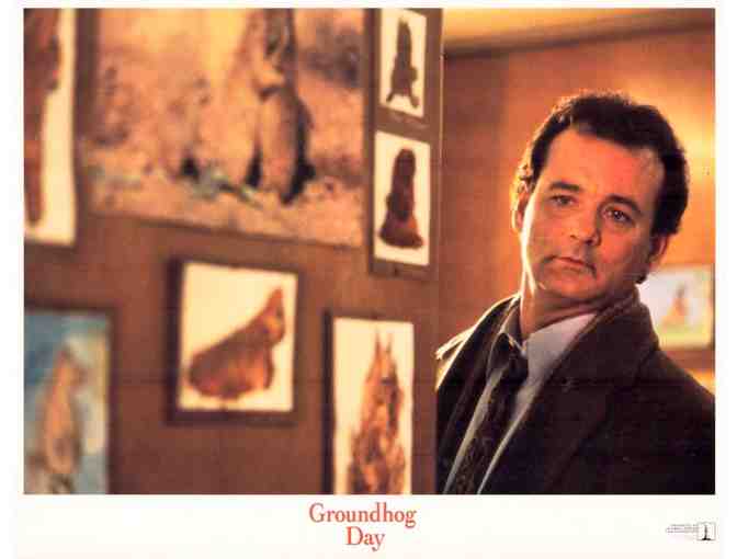 LOBBY CARDS LOT 4 - DEADLY BEES; GROUNDHOG DAY; OMEN IV; ICE AGE