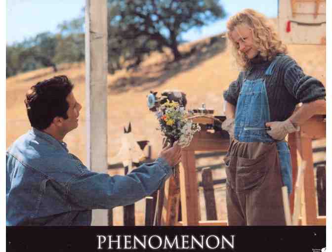 PHENOMENON, 1996, lobby cards, John Travolta, Kyra Sedgwick