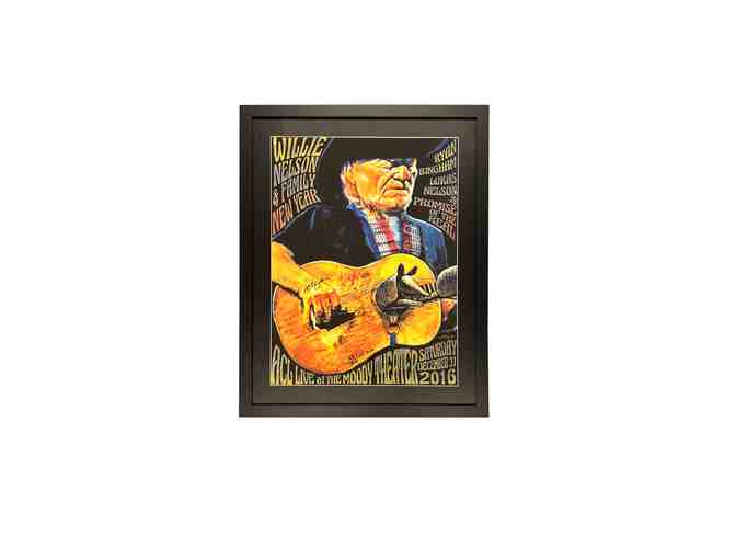 Signed Willie Nelson Concert - Jim Franklin Concert Poster - ACL 2016 - Photo 1