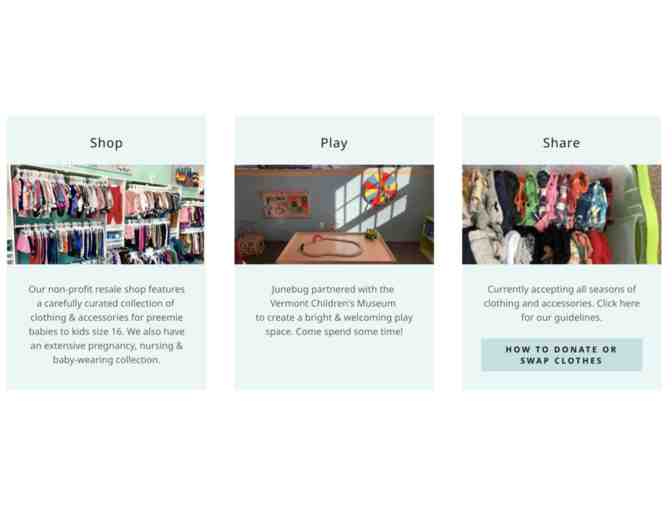 $50 Gift Certificate to Junebug (1 of 2) - Photo 1