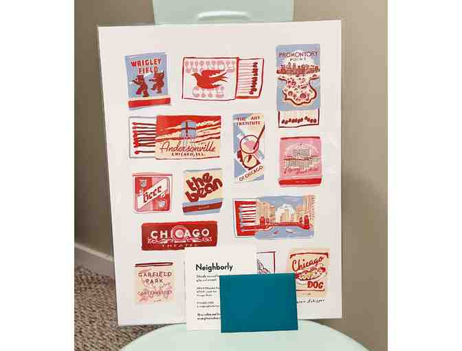 11x14 Chicago Print and $25 Gift Card to Neighborly