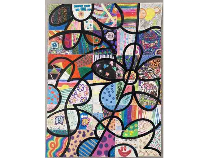 Class 4B (Ms. Borror) - Romero Britto Collaboration Artwork