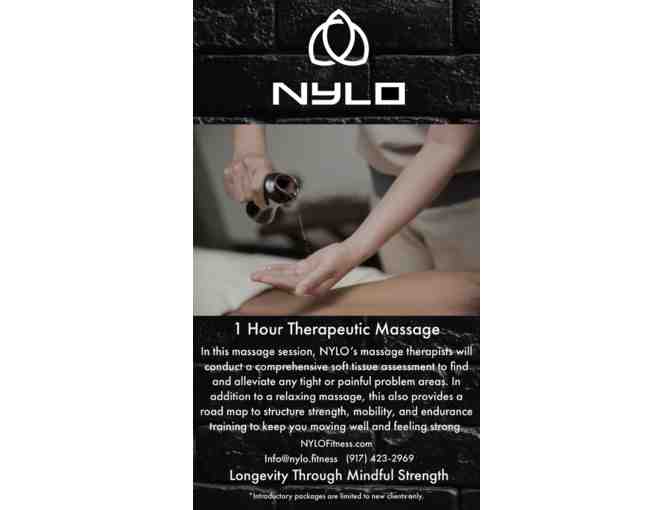 NYLO Fitness - 1-Hr Therapeutic Massage #1