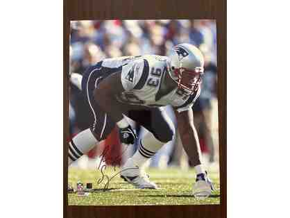 BUNDLE: Rodney Harrison Football and Richard Seymour Autographed Photo