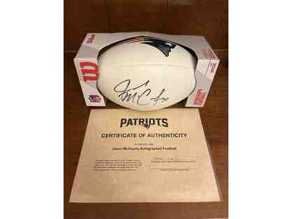 JMac Football with certificate of authenticity