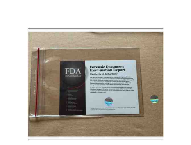 Beyonce Autographed Renaissance World Tour Display