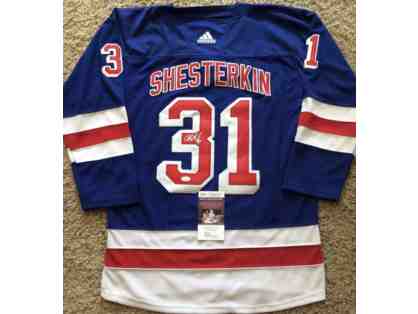 Igor Shesterkin Hand Signed NY Rangers Jersey