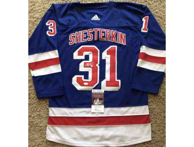 Igor Shesterkin Hand Signed NY Rangers Jersey - Photo 1