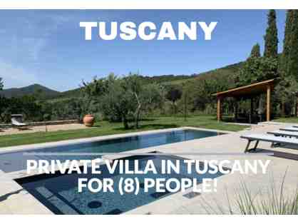 Private Luxurious Villa in Tuscany for (8) People