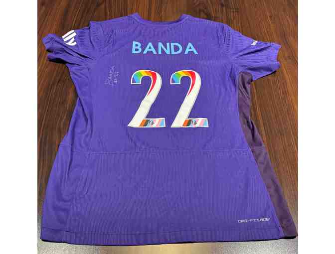 Barbra Banda Autographed "Pride In Our City" Match Worn Jersey - Photo 1