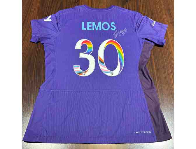 Ally Lemos Autographed "Pride In Our City" Match Worn Jersey - Photo 1