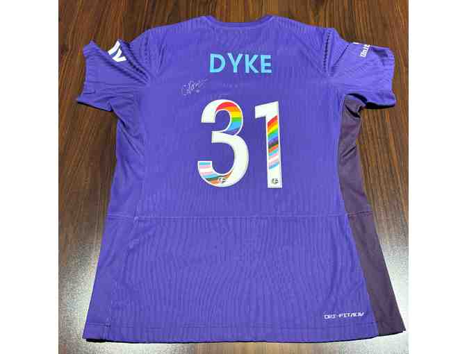 Cori Dyke Autographed "Pride In Our City" Match Worn Jersey - Photo 1