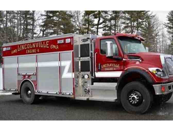 Child's Fire Truck Ride on Lincolnville Fire Truck