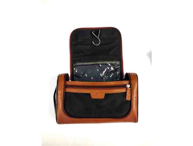 Leather Travel Toiletry Bag - Photo 1