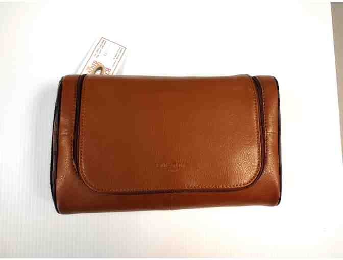 Leather Travel Toiletry Bag - Photo 2