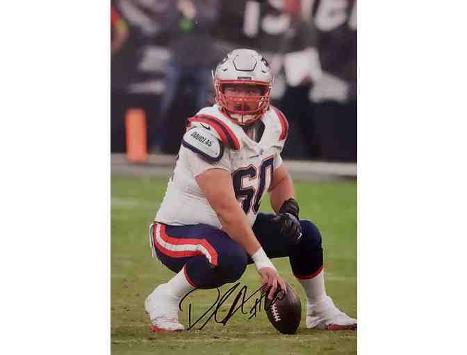 PATRIOTS DAVID ANDREWS AUTOGRAPHED PHOTO