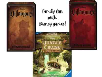 Disney Family Game Bundle from Goliath Games ($90 value) - Disney Villainous / Jungle Crui