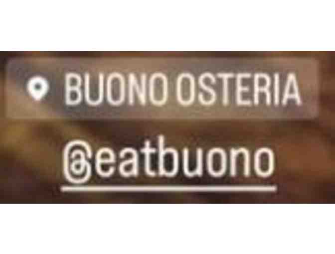 Buono Osteria Gift Certificate Value $130