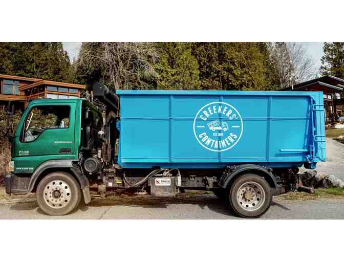 Creekers' Containers Donated a Bin Rental and Hoodie - Total Value $225