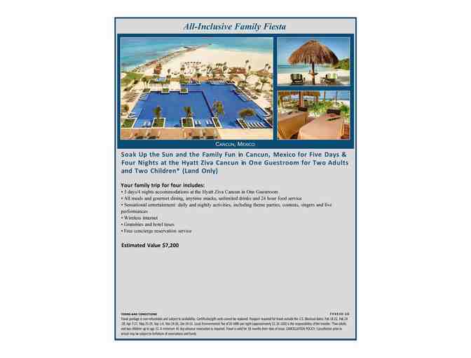 All-Inclusive Family Fiesta-Five Days & Four Nights at Hyatt Ziva Cancun - Photo 4