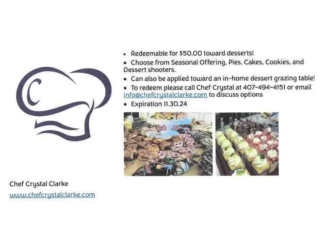 $50 toward one in-home customized grazing table (charcuterie, fruits, vegetables)