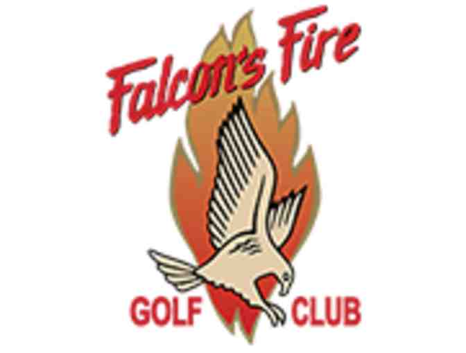 Four (4) Gift Certificates for Falcon's Fire Golf Club Round of Golf including cart fee