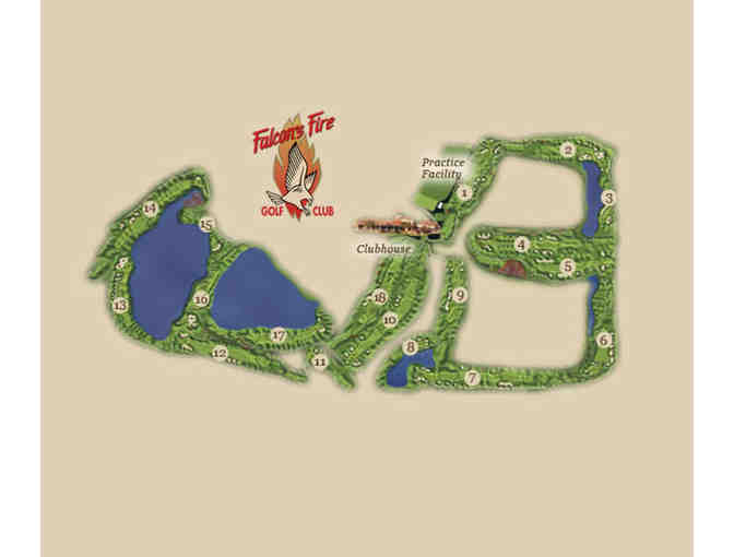 Four (4) Gift Certificates for Falcon's Fire Golf Club Round of Golf including cart fee - Photo 3