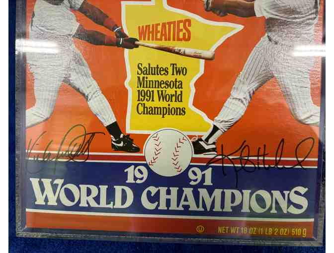 Collectable Wheaties box from 1991 World Series Champion Minnesota Twins