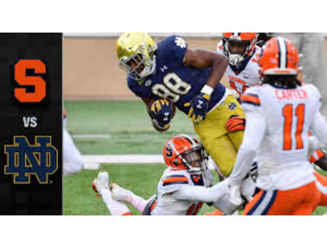 Notre Dame Football Tickets and Italian Dinner - Photo 1