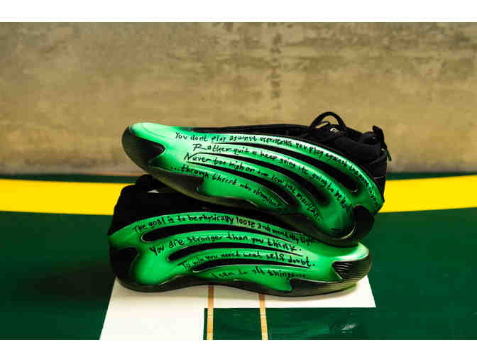 Zia Cooke Custom SIGNED Game Worn Sneakers