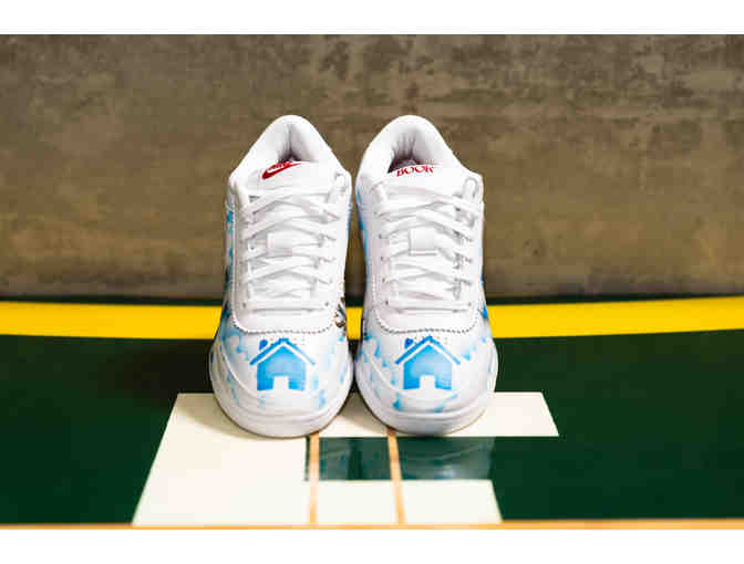 Tiffany Mitchell Custom SIGNED Game Worn Sneakers