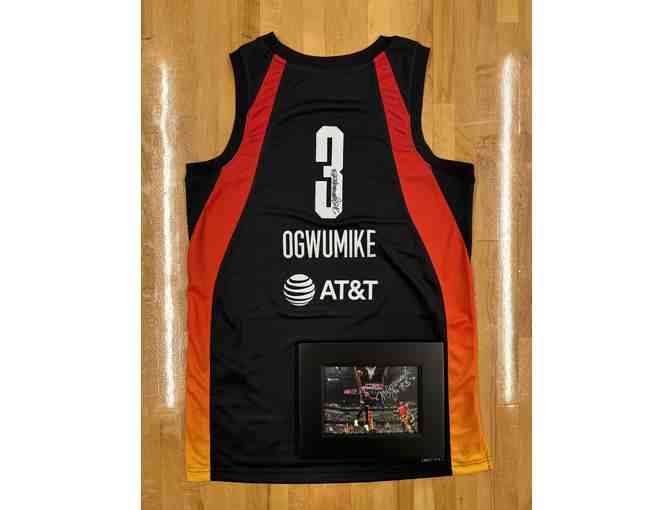 Autographed Nneka Ogwumike Jordan Brand Orange 2025 WNBA All-Star Game Jersey