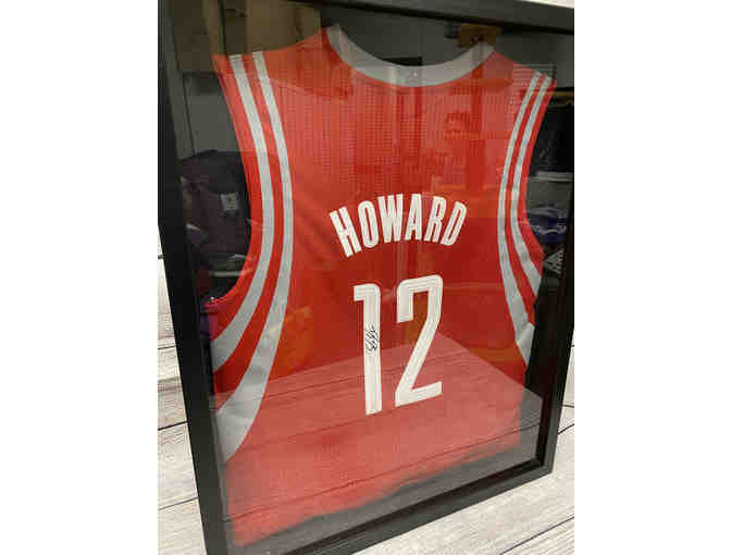 Dwight Howard Signed Rockets Jersey With Case