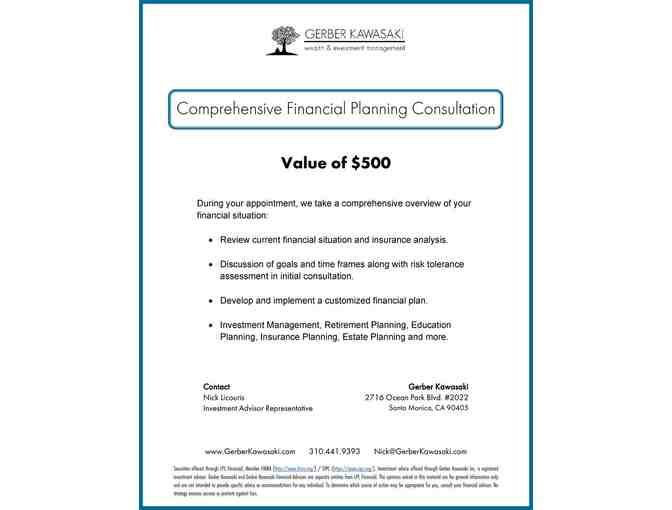 Financial Planning Session with CFPÃÂ®